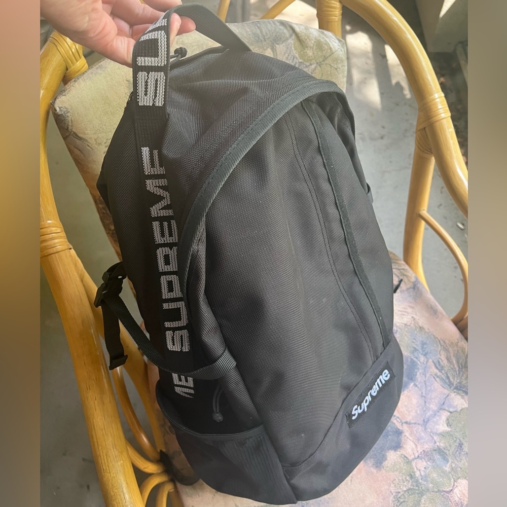 Supreme SS18 Black Backpack